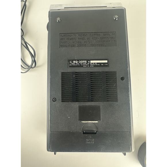VTG Panasonic RQ-309AS Tape Recorder Made in Japan (works With Cord) - Picture 6 of 7
